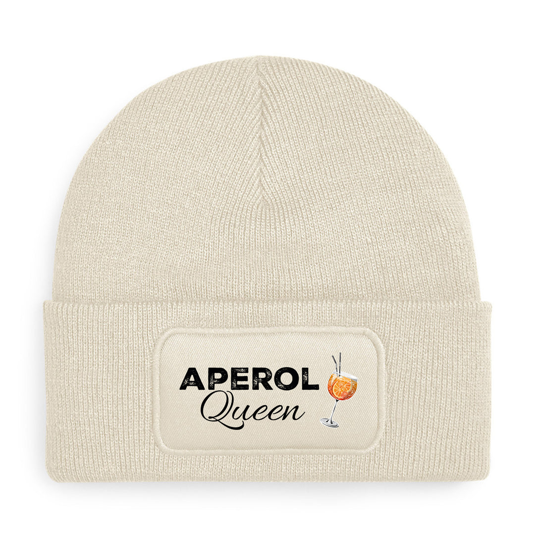Aperol Queen Mütze – Lustige Beanie mit Spruch | Geschenk für Aperol Fans & Freundinnen