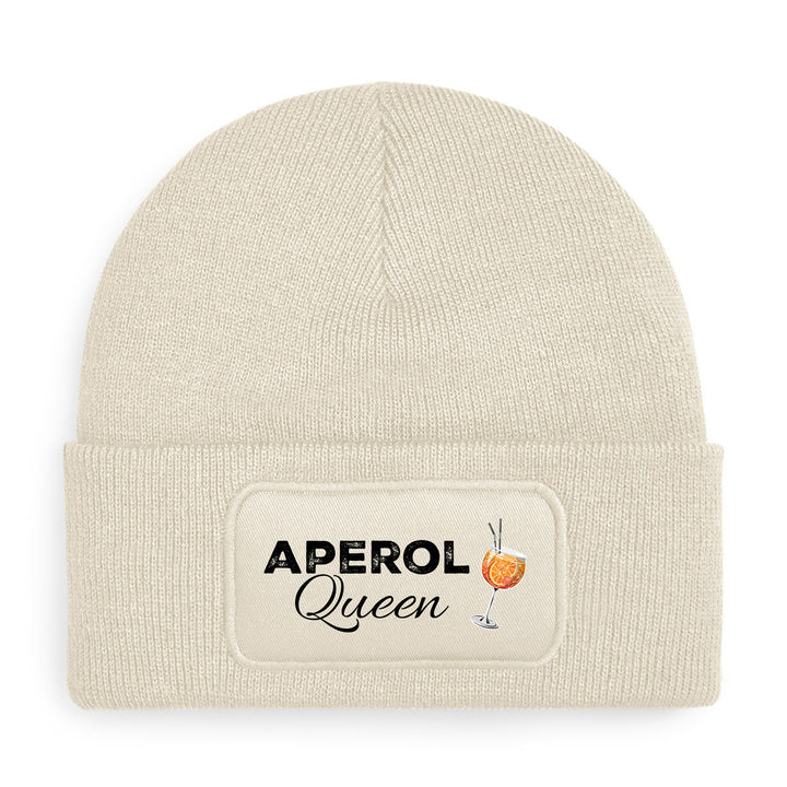 Aperol Queen Mütze – Lustige Beanie mit Spruch | Geschenk für Aperol Fans & Freundinnen