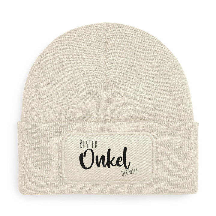 Mütze „Bester Onkel der Welt“ | Beanie für Lieblingsonkel