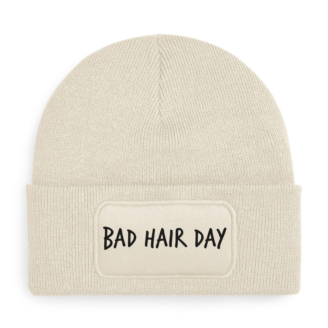 Bad Hair Day Mütze – Stylische Beanie mit Spruch | Perfektes Accessoire für jeden Tag