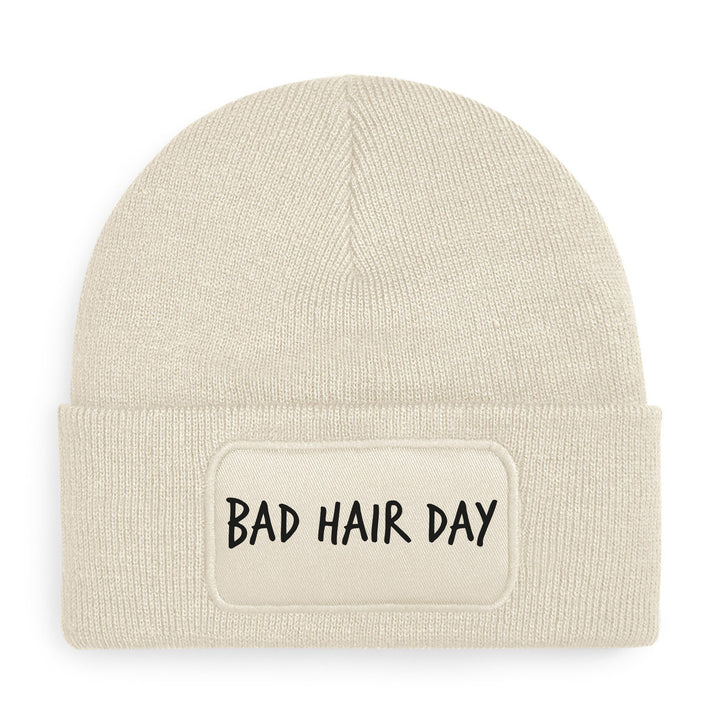 Bad Hair Day Mütze – Stylische Beanie mit Spruch | Perfektes Accessoire für jeden Tag