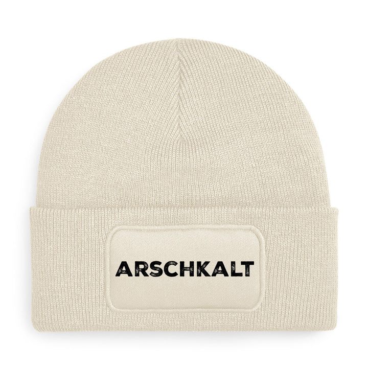 Arschkalt Mütze – Lustige Winter Beanie mit Spruch | Geschenk für Frostbeulen & Humorvolle