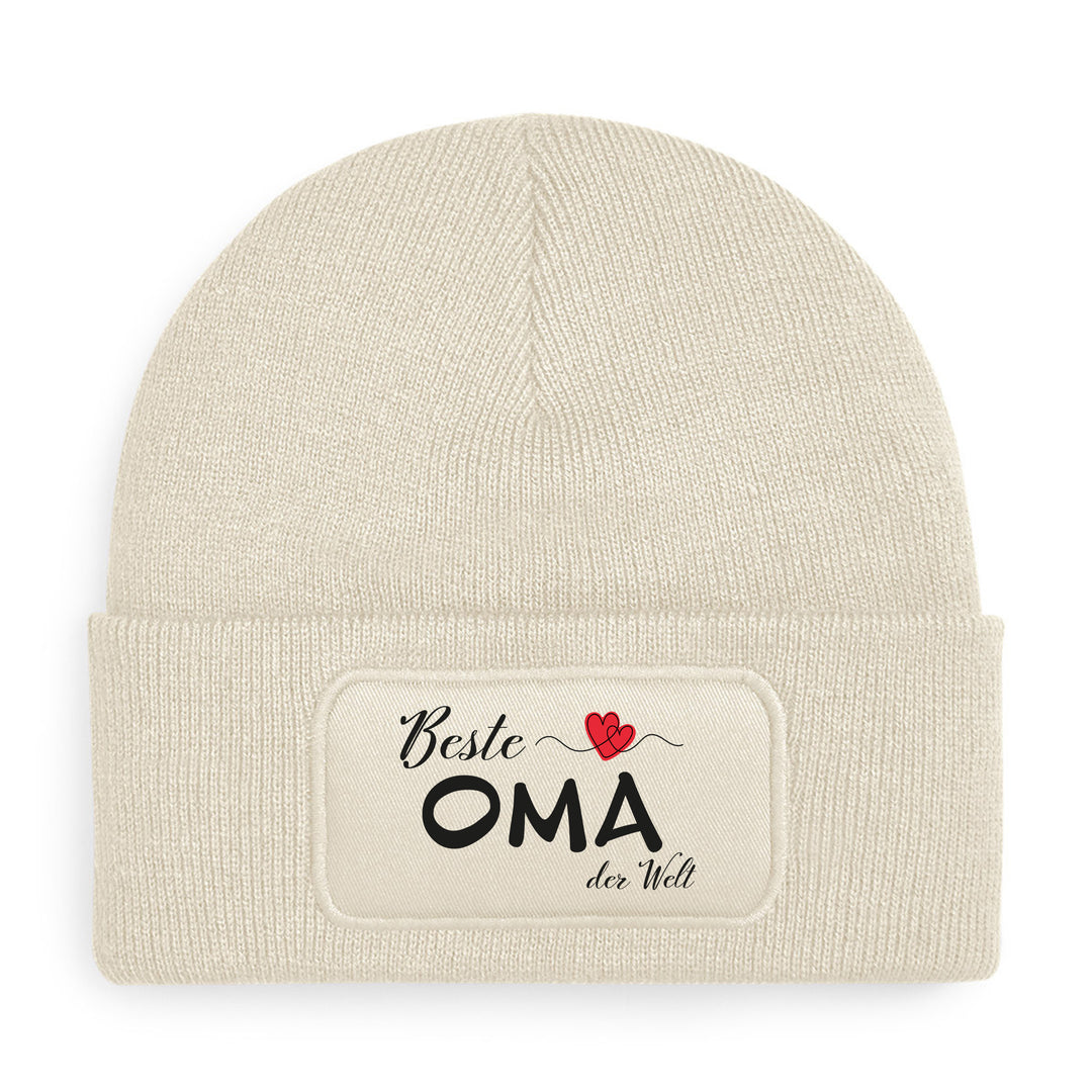 Mütze „Beste Oma der Welt“❤️ | Beanie für stolze Großmütter