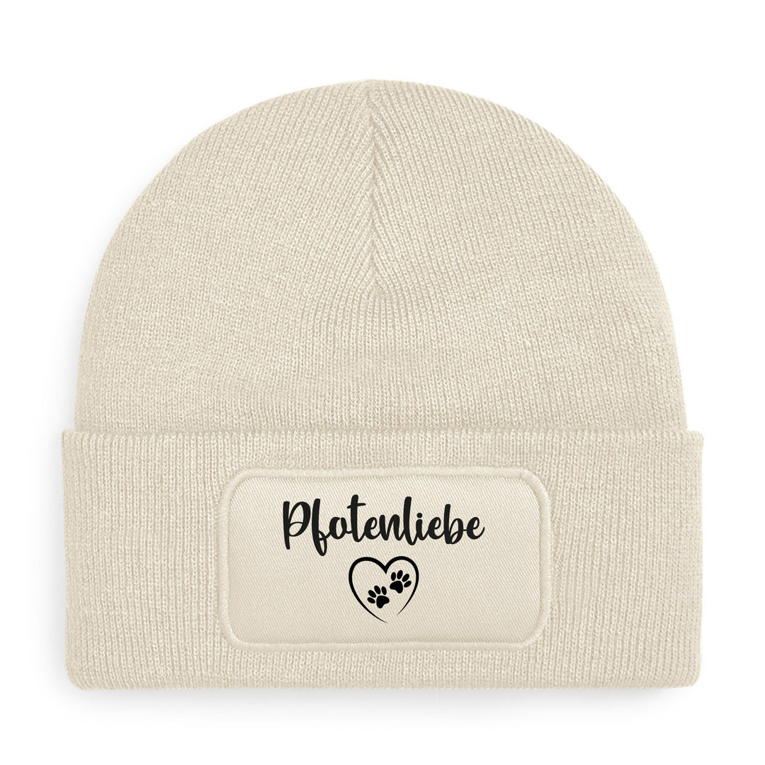 Mütze „Pfotenliebe“ ❤️ | Beanie für Tierliebhaber mit Herz