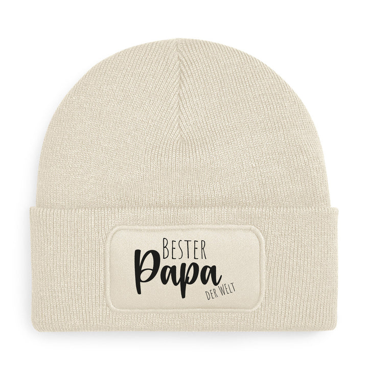 Bester Papa der Welt 3 – Statement Beanie | Klassische Mütze für Väter