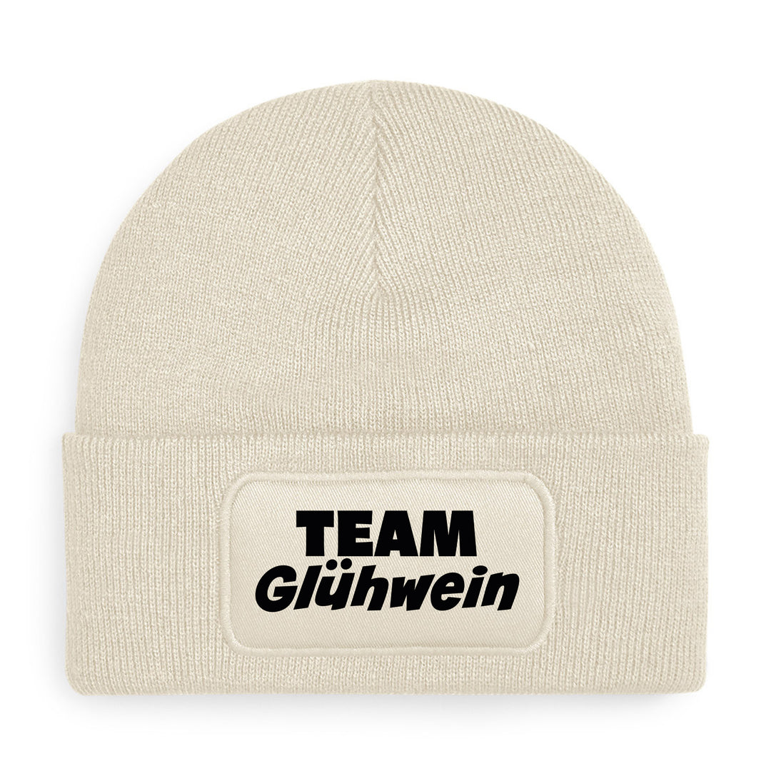 Team Glühwein Mütze – Lustige Weihnachtsmütze mit Spruch | Geschenk für Glühwein-Fans & Freunde