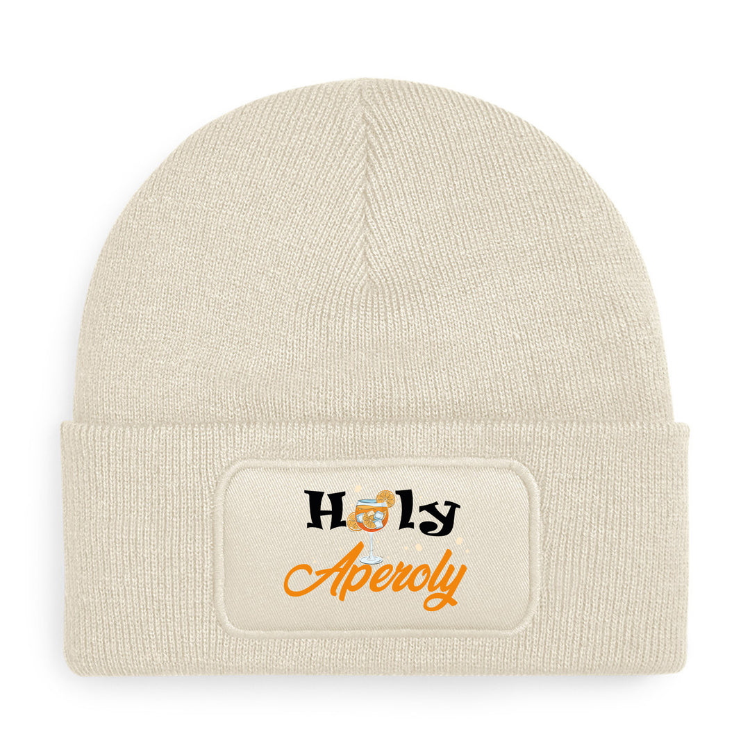 Holy Aperoly Mütze – Lustige Beanie mit Spruch | Geschenk für Aperol Spritz Fans & Freundinnen