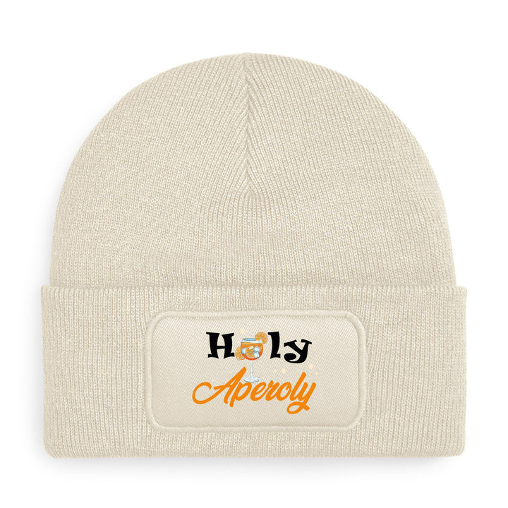 Holy Aperoly Mütze – Lustige Beanie mit Spruch | Geschenk für Aperol Spritz Fans & Freundinnen