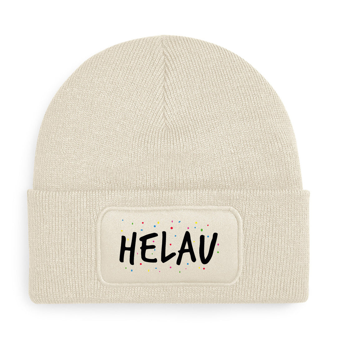 Helau Mütze – Lustige Beanie mit Spruch | Karneval & Fasching Accessoire | Geschenk für Narren