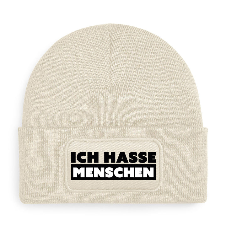Ich hasse Menschen Mütze – Lustige Beanie mit Spruch | Geschenk für Introvertierte & Anti-Stress-Tage