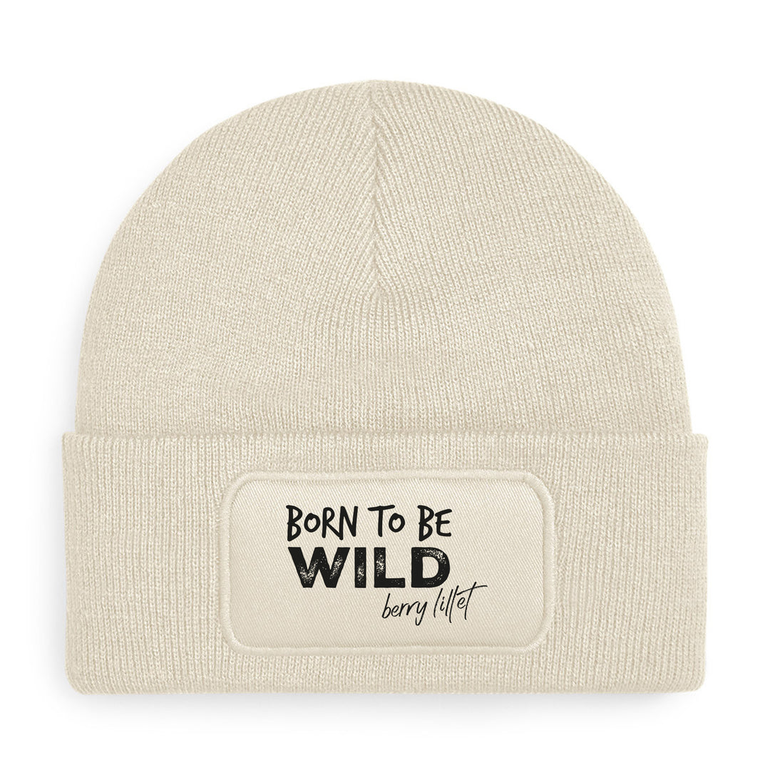 Born to be wild (Berry Lillet) Mütze – Lustige Beanie mit Spruch | Geschenk für Lillet-Liebhaberinnen