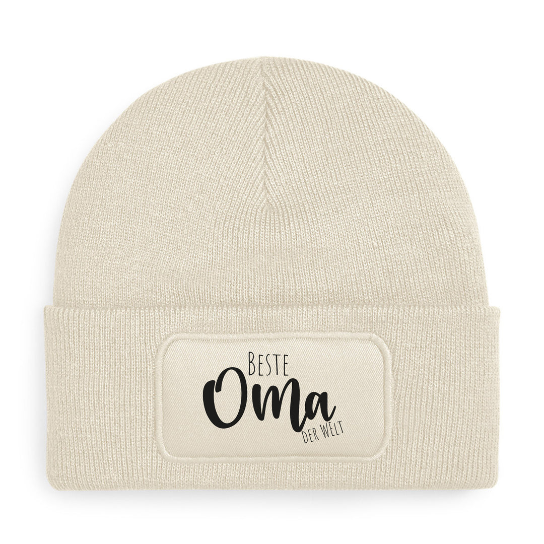 Mütze „Beste Oma der Welt 2“ | Beanie für stolze Großmütter