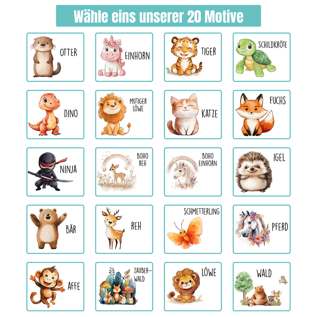 Personalisierte Erinnerungsbox aus Holz | Geschenkbox mit Namen & Motiv | Kinder Erinnerungen Kiste | Aufbewahrungsbox Geburt Taufe Hochzeit