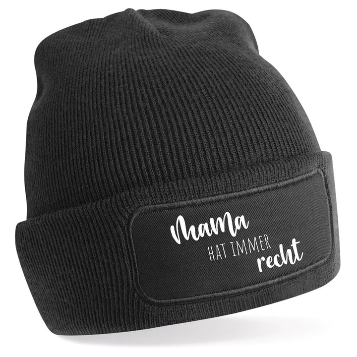 Mütze „Mama hat immer recht“ | Lustige Beanie für selbstbewusste Mamas