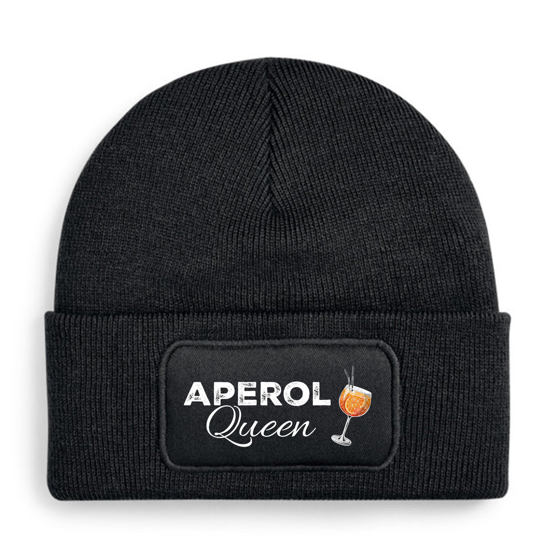 Aperol Queen Mütze – Lustige Beanie mit Spruch | Geschenk für Aperol Fans & Freundinnen