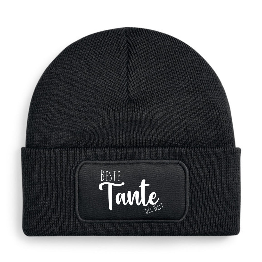 Mütze „Beste Tante der Welt“ | Statement-Beanie für Lieblingstanten
