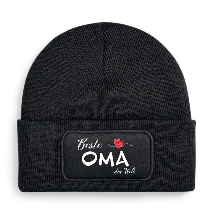 Mütze „Beste Oma der Welt“❤️ | Beanie für stolze Großmütter