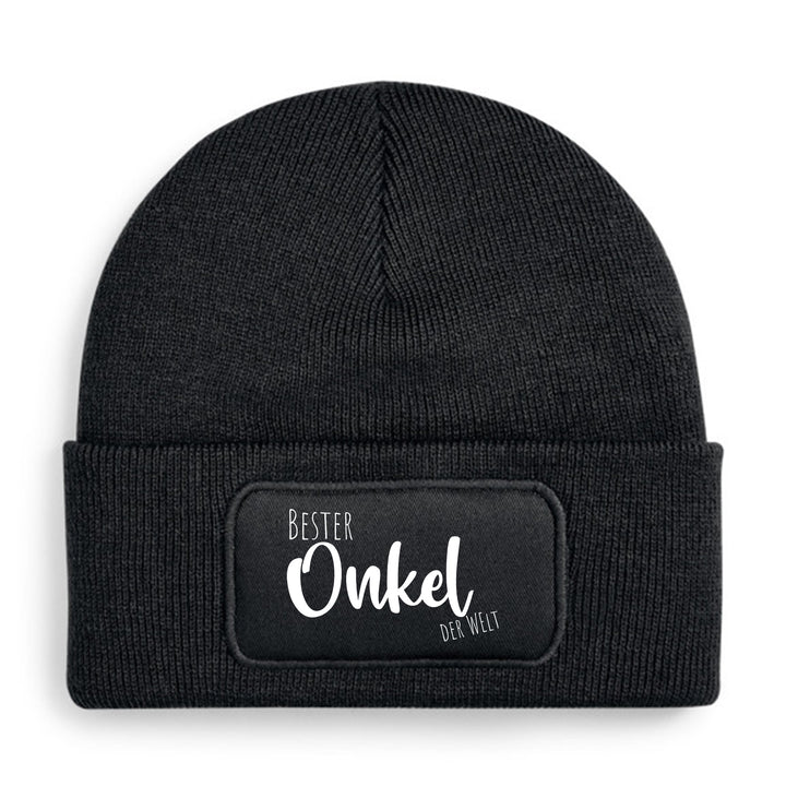 Mütze „Bester Onkel der Welt“ | Beanie für Lieblingsonkel
