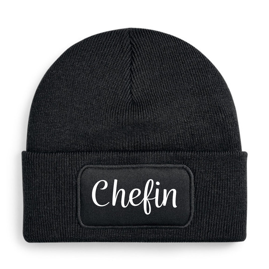 Chefin Mütze – Stylische Beanie mit Spruch | Geschenk für Powerfrauen & Boss Ladys