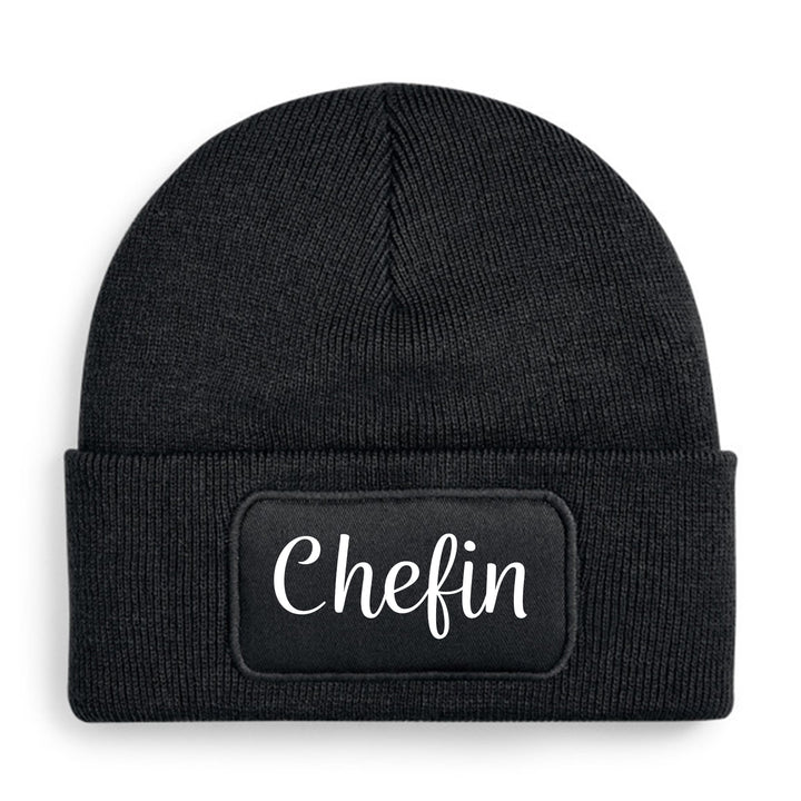 Chefin Mütze – Stylische Beanie mit Spruch | Geschenk für Powerfrauen & Boss Ladys