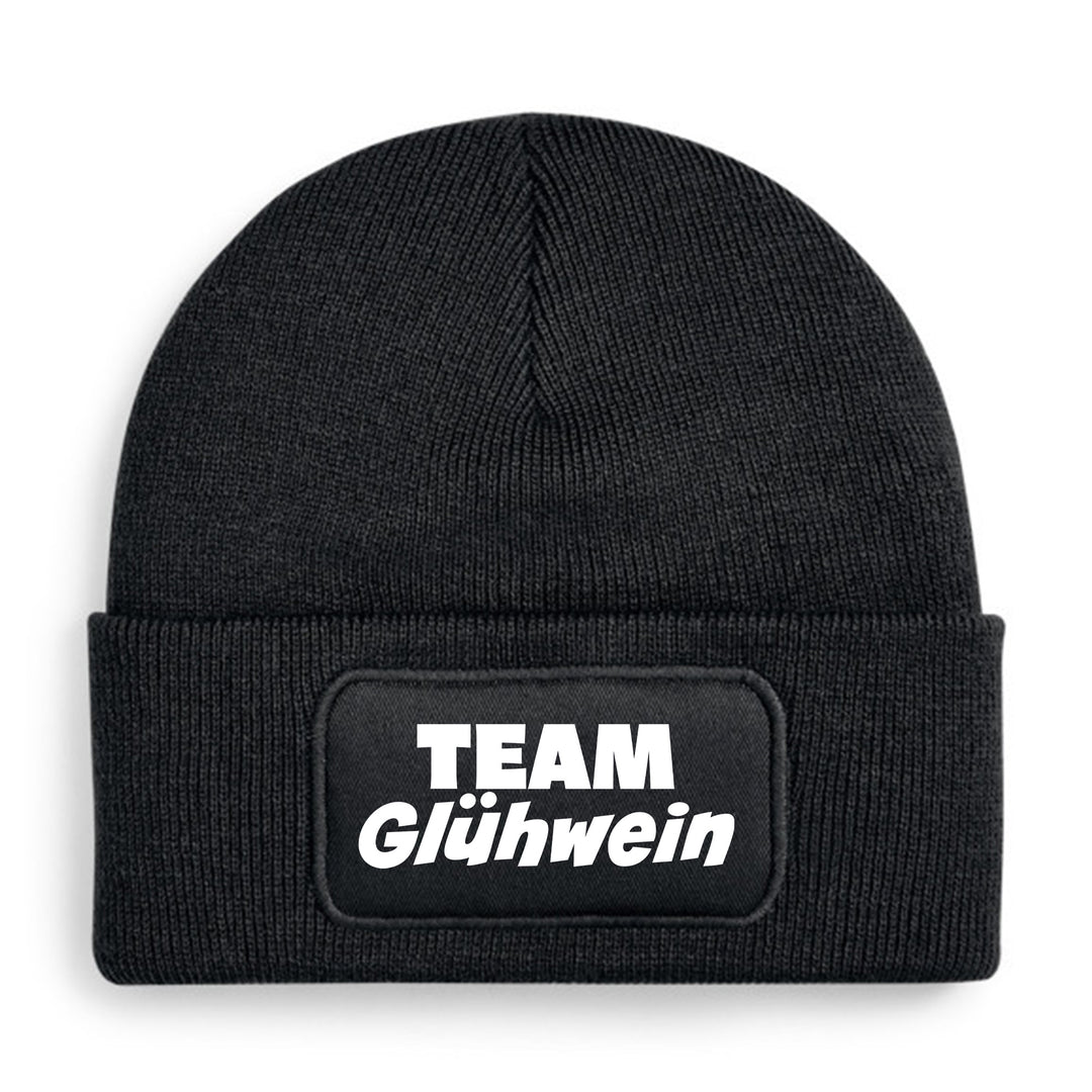 Team Glühwein Mütze – Lustige Weihnachtsmütze mit Spruch | Geschenk für Glühwein-Fans & Freunde