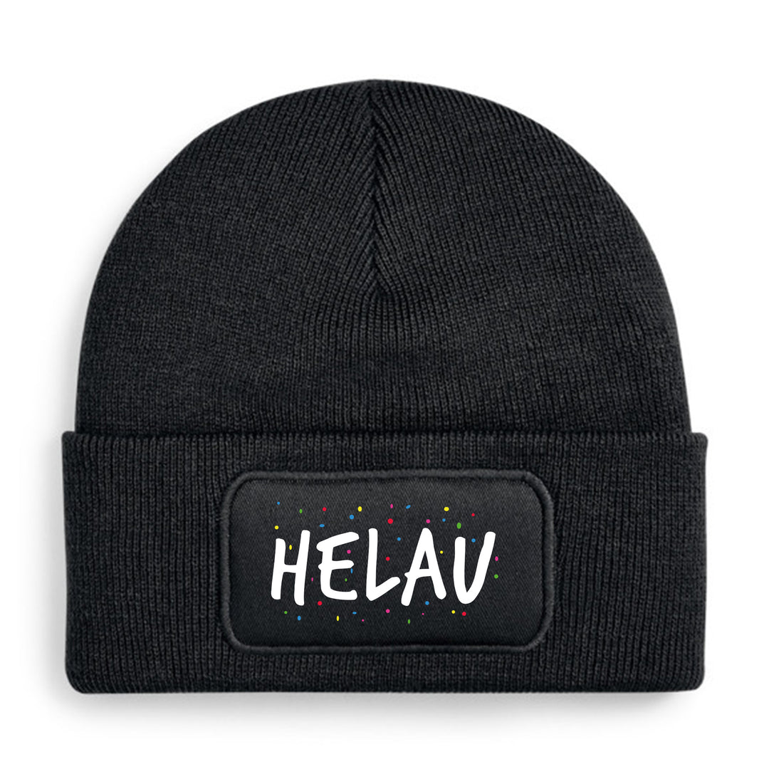 Helau Mütze – Lustige Beanie mit Spruch | Karneval & Fasching Accessoire | Geschenk für Narren