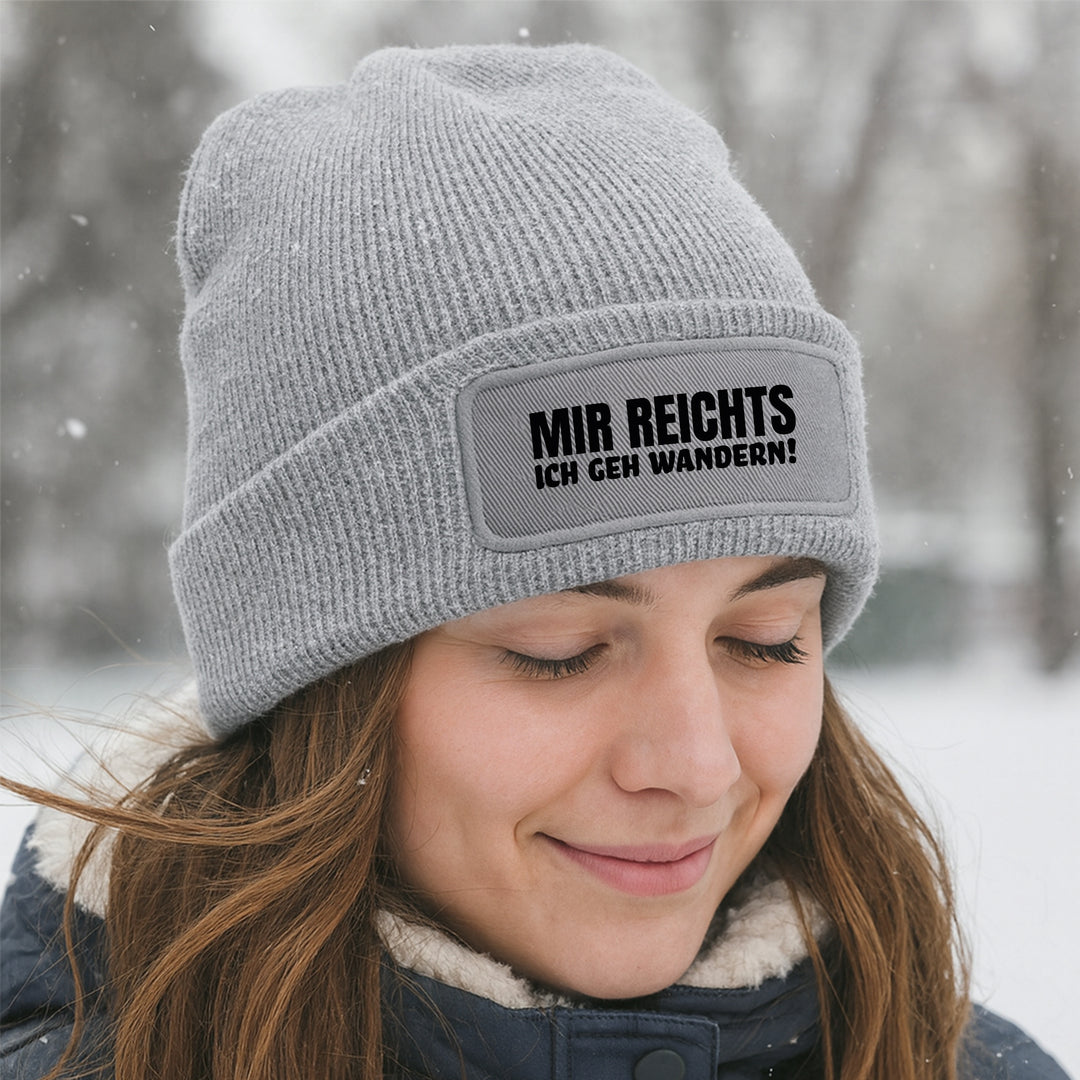 Ich geh wandern Mütze – Beanie mit Spruch | Geschenk für Wanderfreunde & Naturfans