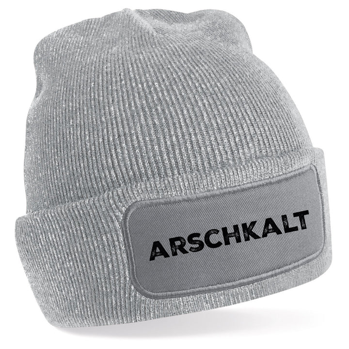 Arschkalt Mütze – Lustige Winter Beanie mit Spruch | Geschenk für Frostbeulen & Humorvolle