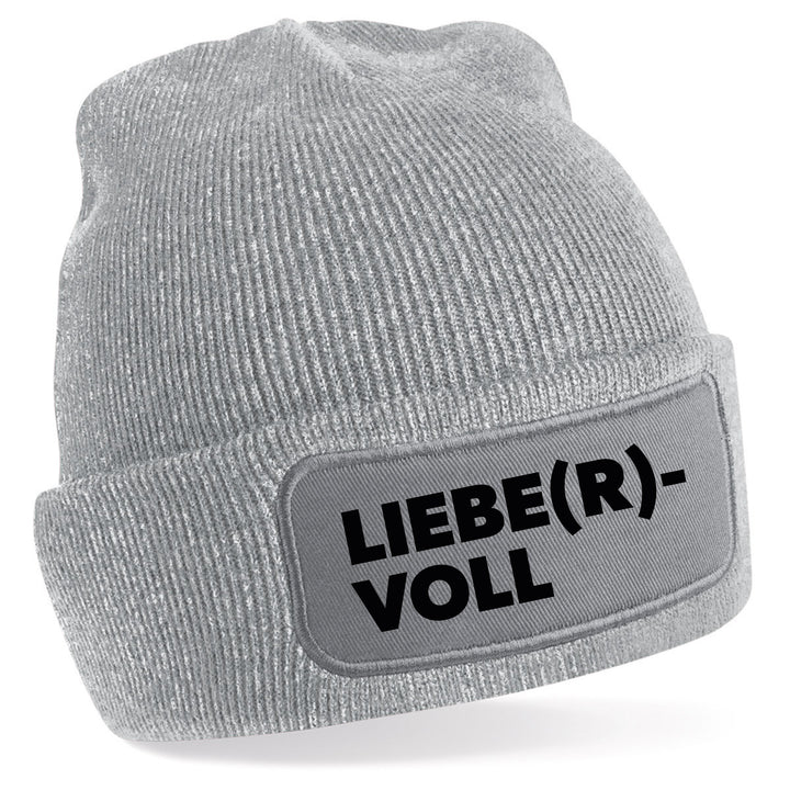 Liebe(r)voll Mütze – Beanie mit Spruch | Geschenk für Herzensmenschen & Lieblingsmenschen