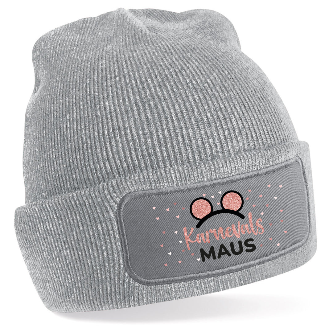 Mütze „Karneval Maus“ | Lustige Beanie für Fasching & Karneval