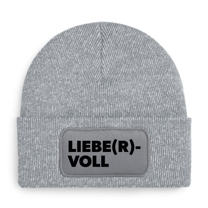 Liebe(r)voll Mütze – Beanie mit Spruch | Geschenk für Herzensmenschen & Lieblingsmenschen
