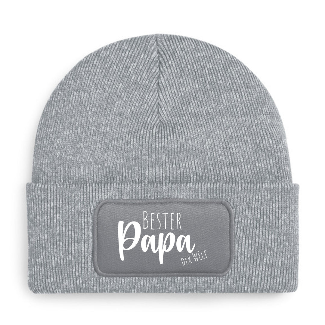 Bester Papa der Welt 3 – Statement Beanie | Klassische Mütze für Väter