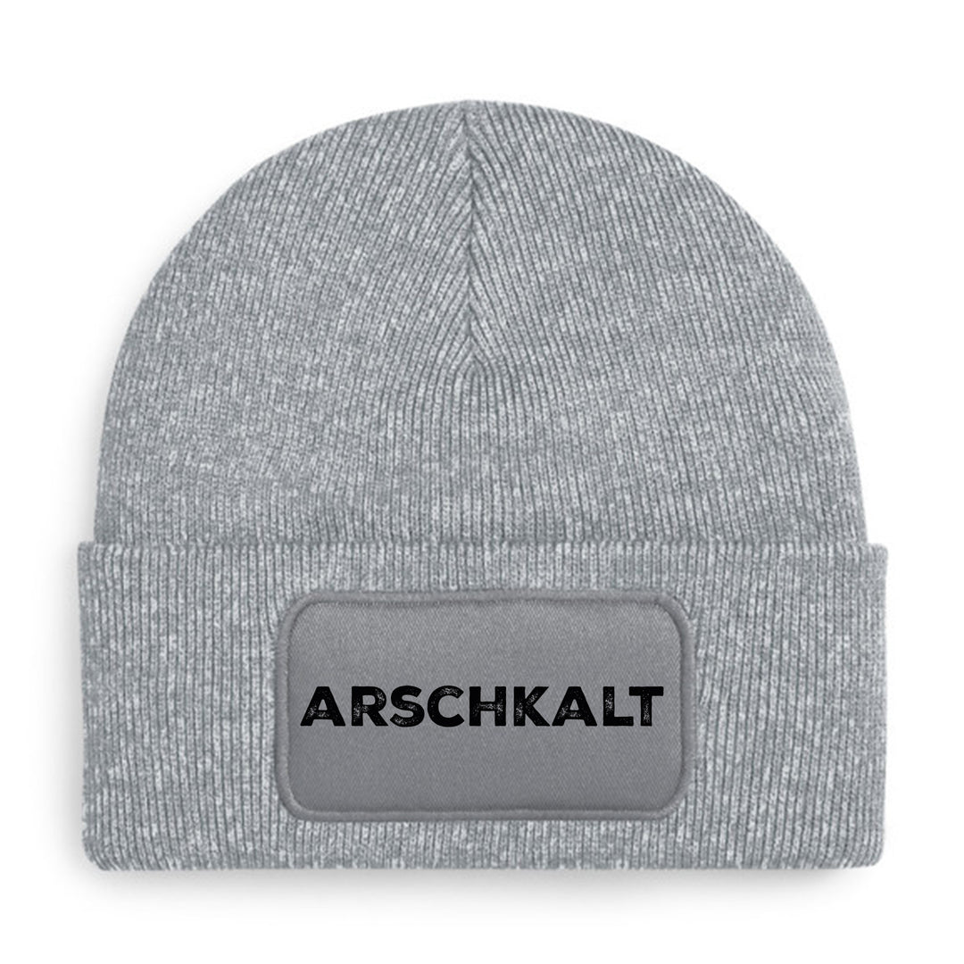 Arschkalt Mütze – Lustige Winter Beanie mit Spruch | Geschenk für Frostbeulen & Humorvolle