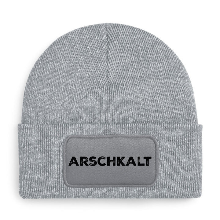 Arschkalt Mütze – Lustige Winter Beanie mit Spruch | Geschenk für Frostbeulen & Humorvolle