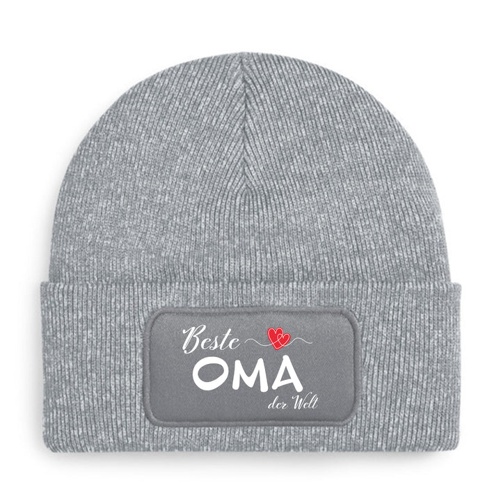 Mütze „Beste Oma der Welt“❤️ | Beanie für stolze Großmütter
