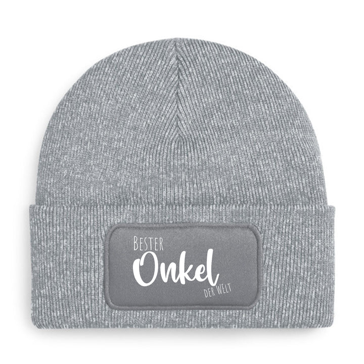 Mütze „Bester Onkel der Welt“ | Beanie für Lieblingsonkel