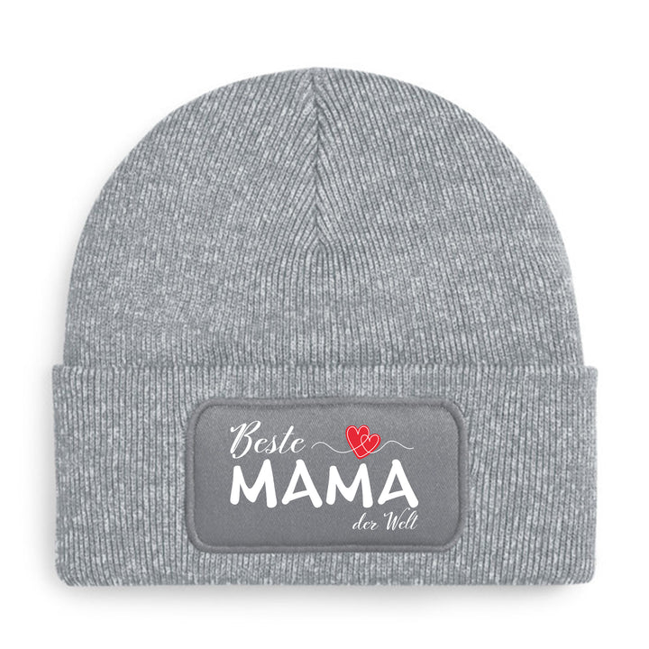 Mütze „Beste Mama der Welt“ ❤️ | Beanie mit Herz für besondere Mamas