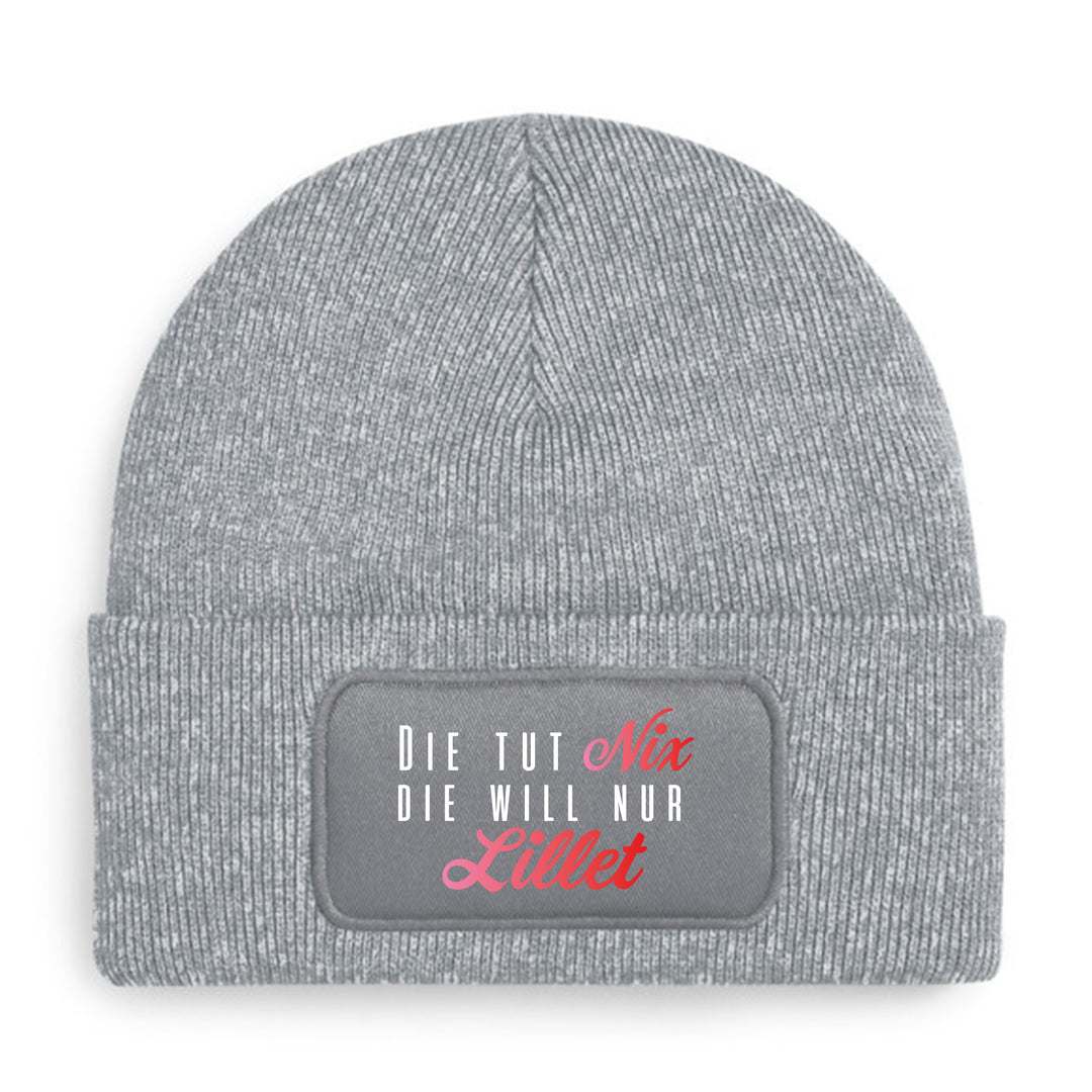 Die tut nix – Lillet Mütze | Lustige Beanie mit Spruch | Geschenk für Lillet Fans & Freundinnen