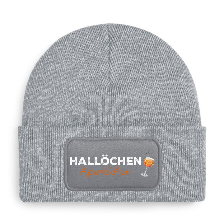 Hallöchen Aperölchen Mütze – Lustige Beanie mit Spruch | Geschenk für Aperol Spritz Fans