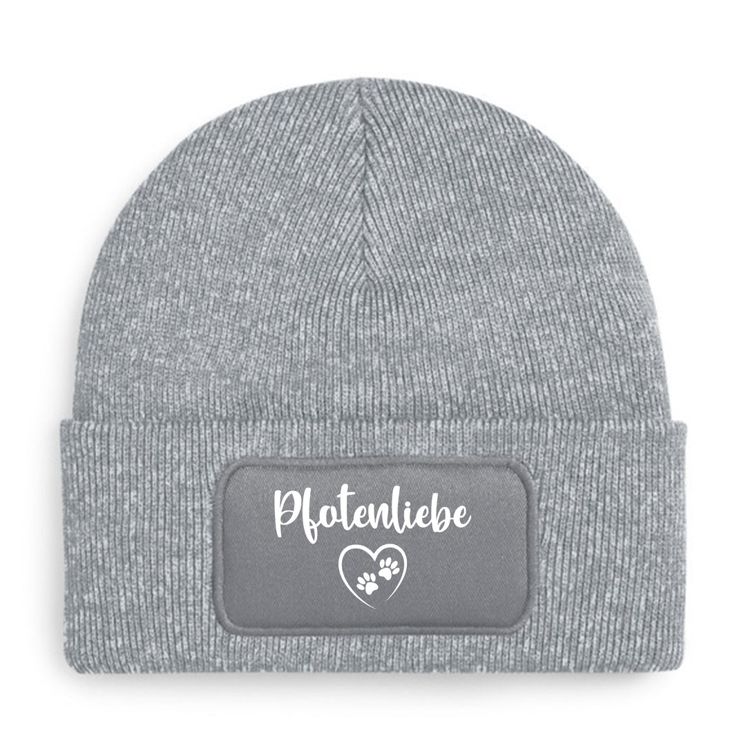 Mütze „Pfotenliebe“ ❤️ | Beanie für Tierliebhaber mit Herz