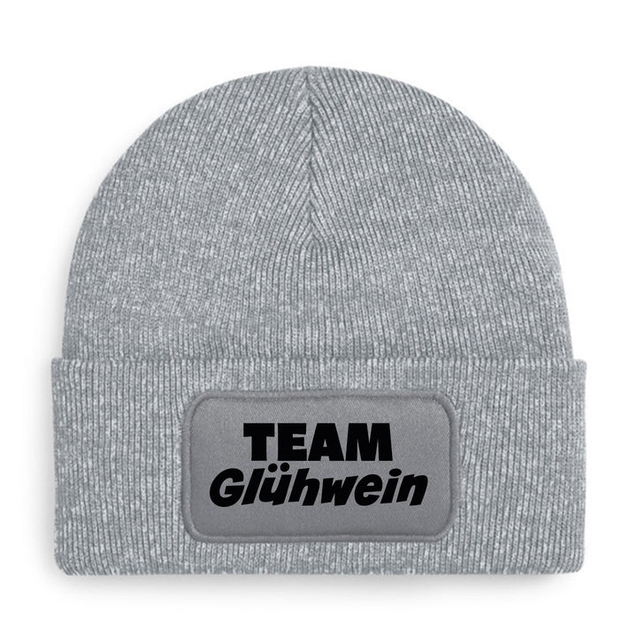 Team Glühwein Mütze – Lustige Weihnachtsmütze mit Spruch | Geschenk für Glühwein-Fans & Freunde