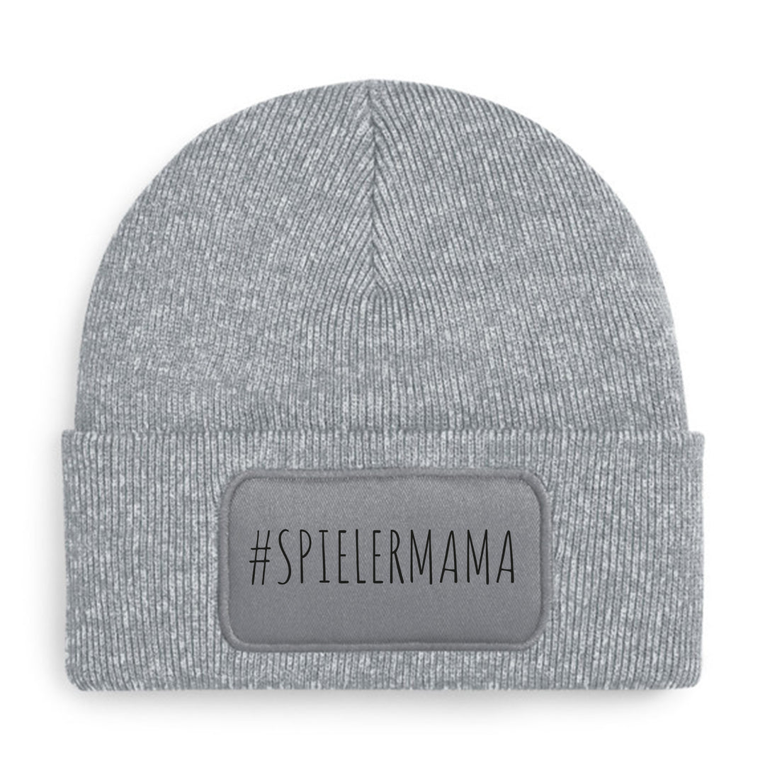 #spielermama Mütze – Beanie mit Spruch | Geschenk für Fußballmamas & stolze Eltern