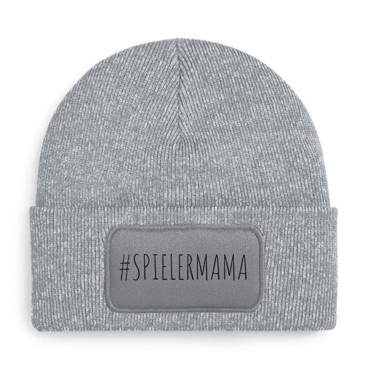 #spielermama Mütze – Beanie mit Spruch | Geschenk für Fußballmamas & stolze Eltern