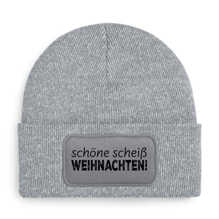 Schöne Scheiß Weihnachten Mütze – Lustige Weihnachtsmütze mit Spruch | Geschenk mit Humor