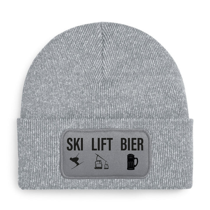 Ski Lift Bier Mütze – Lustige Beanie mit Spruch | Après-Ski & Winterspaß Geschenkidee