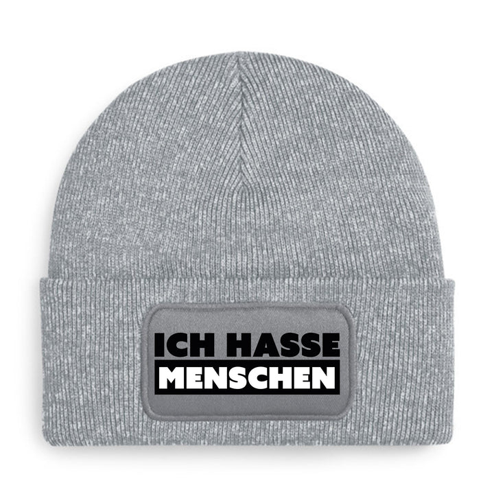 Ich hasse Menschen Mütze – Lustige Beanie mit Spruch | Geschenk für Introvertierte & Anti-Stress-Tage