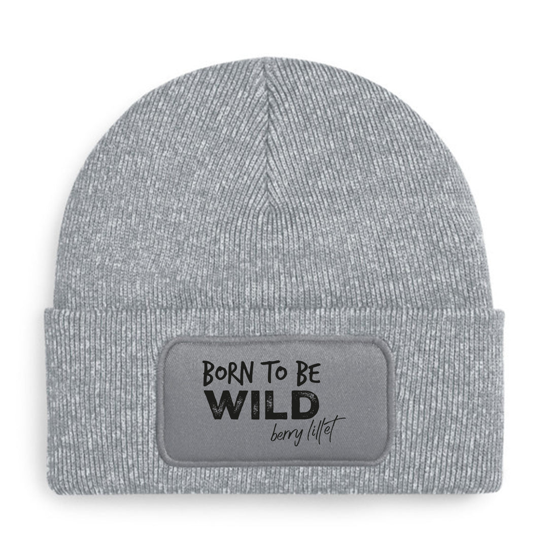 Born to be wild (Berry Lillet) Mütze – Lustige Beanie mit Spruch | Geschenk für Lillet-Liebhaberinnen