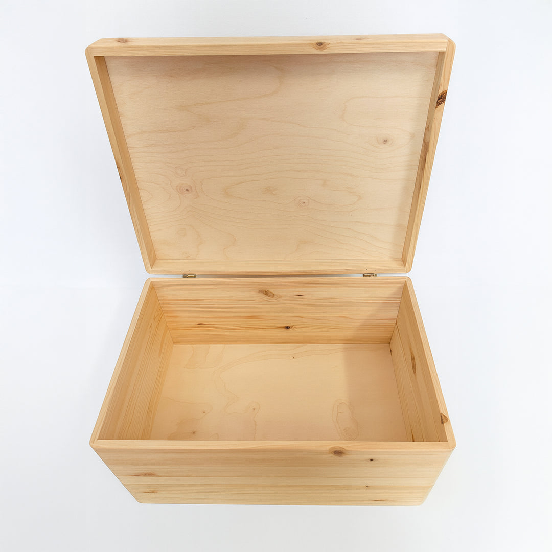Personalisierte Erinnerungsbox aus Holz | Geschenkbox mit Namen & Motiv | Kinder Erinnerungen Kiste | Aufbewahrungsbox Geburt Taufe Hochzeit