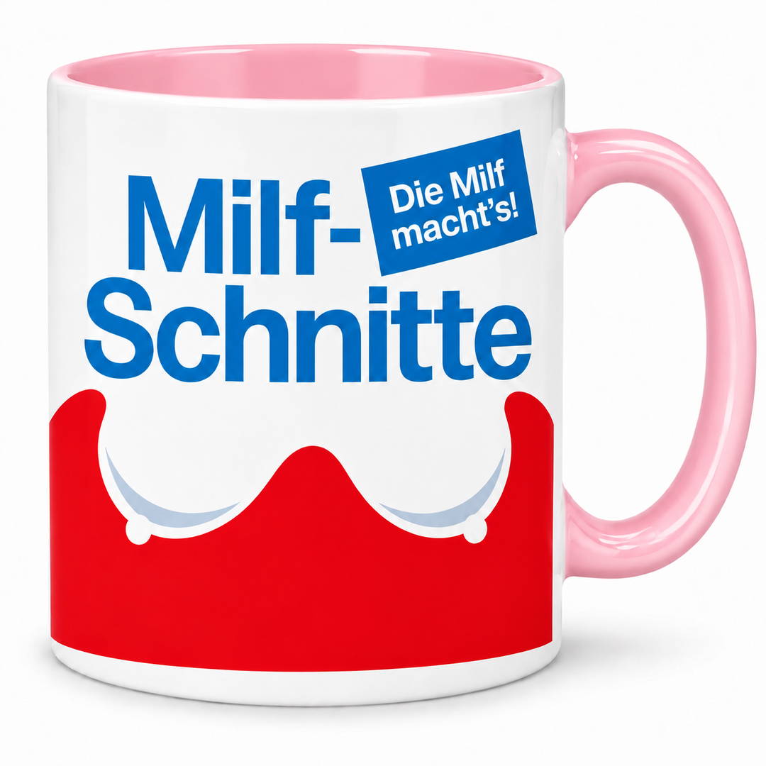 Milf-Schnitte Tasse – rosa