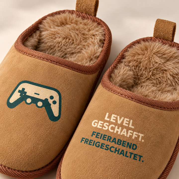 Detail von Gaming Motiv, Veloursoptik und weichem Kunstfell